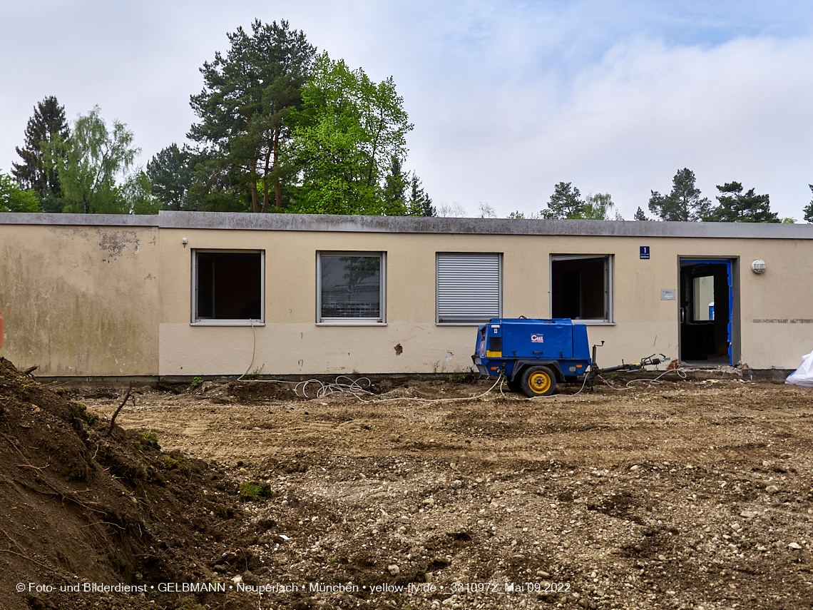09.05.2022 - Baustelle am Haus für Kinder in Neuperlach